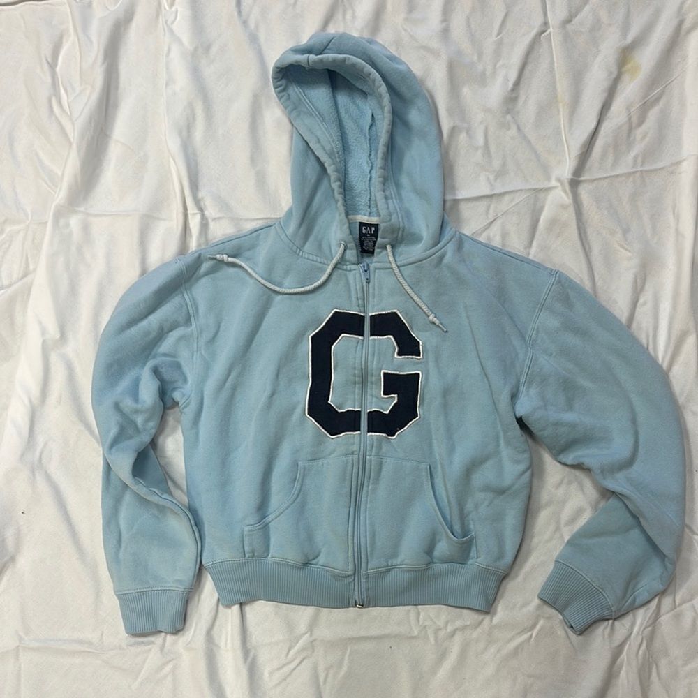 Light Blue Hoodie with G Logo